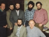 Isi Leibler at Alexander Kholmiansky's home with a group of religious Hebrew teachers. From the left sitting:- Alexander Kholmiansky, Isi Leibler; standing - Phill Symons (Australia), Arie (Lev) Levitan, Vladimir (Zeev) Geizel, Shlomo ( Victor) Halperin, Arye (Lev) Genkin, Moscow, 1986,  co RS
