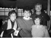 1986. In Helsinki. From the left: Judy Enteen, Joyce ?, Steve ?, Necha?,  Helsinki, 1986. co