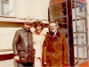 Tamara and Laurie Brill visit the Taratutas, a refusenik family . From the left: Aba Taratuta, Tamara and Laurie Brill (England). Leningrad, the middle of 1970s, co RS
