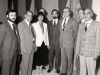 1983. At a meeting of  a Canadian Jewish Congress. From the left:  Rabbi Marty Penn, Lev Utevsky, Barbara Stern, President of the Montreal  35s, Alan Rose, MP Jim Peterson, Irwin Cotler, Itzhak Paritzky. Ottawa, Canada, 1983, co RS