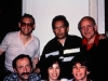 Sitting: Lev Shapiro, Bunny Brodsky, Maxine Rosen: standing: Elliot Rosen, ?, Frank Brodsky co, Leningrad, 1985