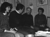1983. Visit of Senator Ch​uck Grassley (USA) to Taratutas. From the left: a guest from USA, Senator Chuck Grassley, Aba Taratuta, Ida Taratuta. Leningrad, beginning of 1983, co RS