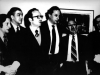 Alan Rose, Executive Director of Canadian Jewish Congress, Lavy Becker, President CJC, lead a delegation of Canadian leaders to meet with Mitchell Sharp (right), Minister of State for External Affairs. Ottawa, October, 1971. co RS