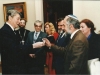 President of the United States, Ronald Reagan presents former POZ Yosef Begun his personal Prisoner of Zion bracelet which he wore during Yosef's imprisonments, Washington, DC, May, 1988, co Enid Wurtman