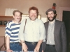 Victor Brill, Stuart Wurtman, ?, Marina Rosha synagogue, Moscow, May 1989, co Enid Wurtman  30. Nina Brill. Victor Brill, Mo