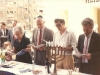 ?, US Ambassador Brown, Shmuel Ben Tsvi, Yuli Kosharovsky.  Meeting with US Ambassador in honor of Pesach, the Festival of Freedom in honor of refuseniks, April, 1989, co Enid Wurtman