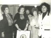 Enid Wurtman, Irene Manekovsky, Mikhail Mager, Lynn Singer, Dina Beilin, UCSJ reception in Jerusalem at the home of June and Ron Daniels, spring 1978, co Enid Wurtman