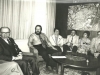 Prime Minister Menachem Begin, Stuart Wurtman, Enid Wurtman, Joel Sandberg, Adele Sandberg, Glenn Richter, UCSJ International Conference for Soviet Jewry in Jerusalem, spring 1978