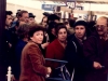 Dita Gurevich (foreground) in Israeli pavilion in Internetional Book Fair, Moscow, September 1985