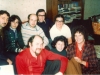 Enid Wurtman meets with Jewish activists in Moscow, October 1976. L-r second row: Yuri Berkovsky, Rita Beilin, Anatoli Sharansky, Leonid Volvovsky, Ida Nudel. First row: Iosif Beilin, Dina Beilin, Enid Wurtman co.