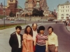 1974, Enid Wurtman meets with Jewish activists in Moscow, July 1974. L-r: Yuli Kosharovsky, Enid Wurtman co, Ovsey Gelman, Eva Gelman, Leonid Volvovsky.