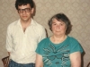 Refusenik and Hebrew teacher Boris Schein and his mother, Vilna, May 1989, co Enid Wurtman