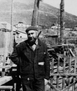 Иосиф Бегун во время второй ссылки, Сусуман, 1979, архив "Запомним и сохраним" Yosef Begun in his second exile (in three years). Susuman, 1979. co RS