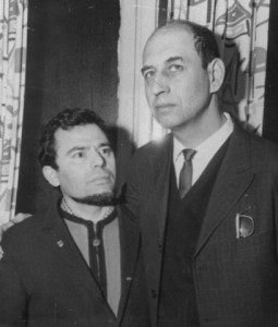 L-r: Activist from Kharkov Efim Spivakovsky, and one of the leading figures among Moscow activists David Drapkin, Moscow, 1968.