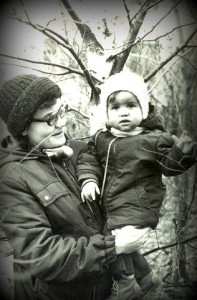 Natalia Khasina with daugher Yudya, Moscow 1978 Natalia Khasina with daugher Yudya, Moscow 1978