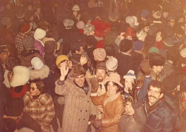 On Simhat Torah near Moscow central synagogue, 1980 On Simhat Torah near Moscow central synagogue, 1980