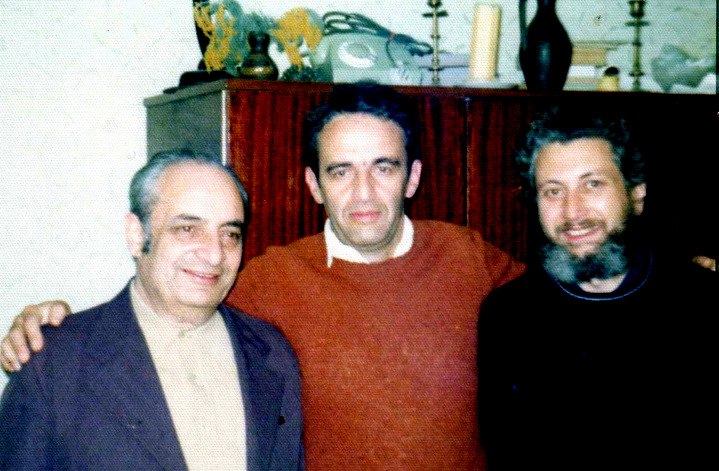 Alexander Lerner, Alexander Lunts, Volodya Slepak co Ap of lunts January 1976-001 Слева-направо: Александр Лернер, Александр Лунц, Владимир Слепак