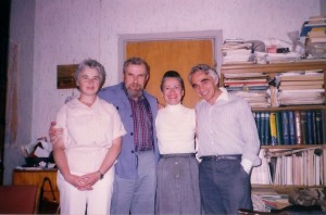 Александр Иоффе с Ириной и Виктором Брайловскими